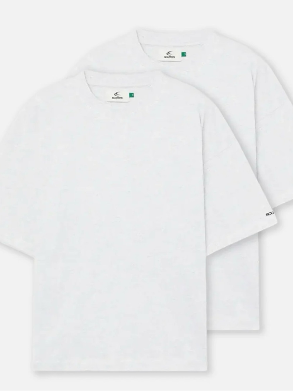 SCUFFERS Light Gray Short Sleeve Tee - 2 pack